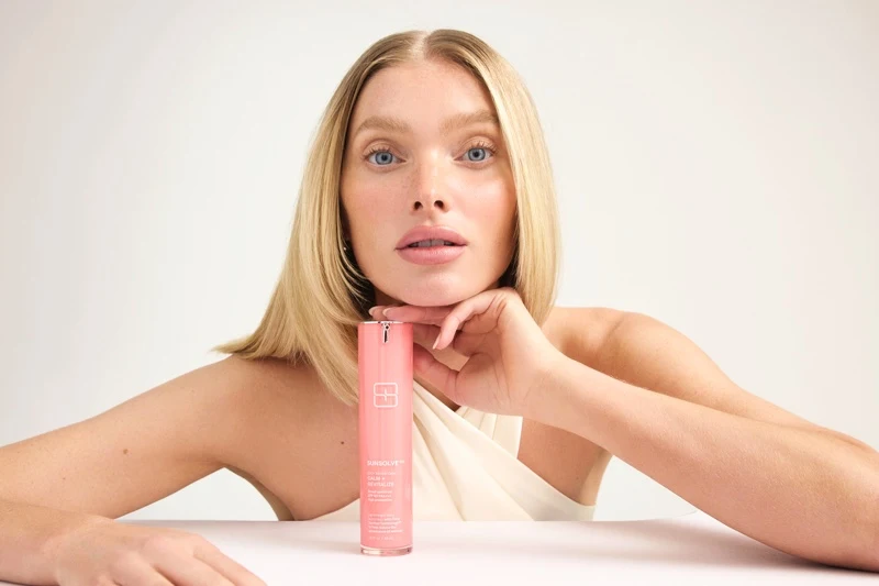 Elsa Hosk is the new global brand ambassador for Sunsolve MD by TheSolve