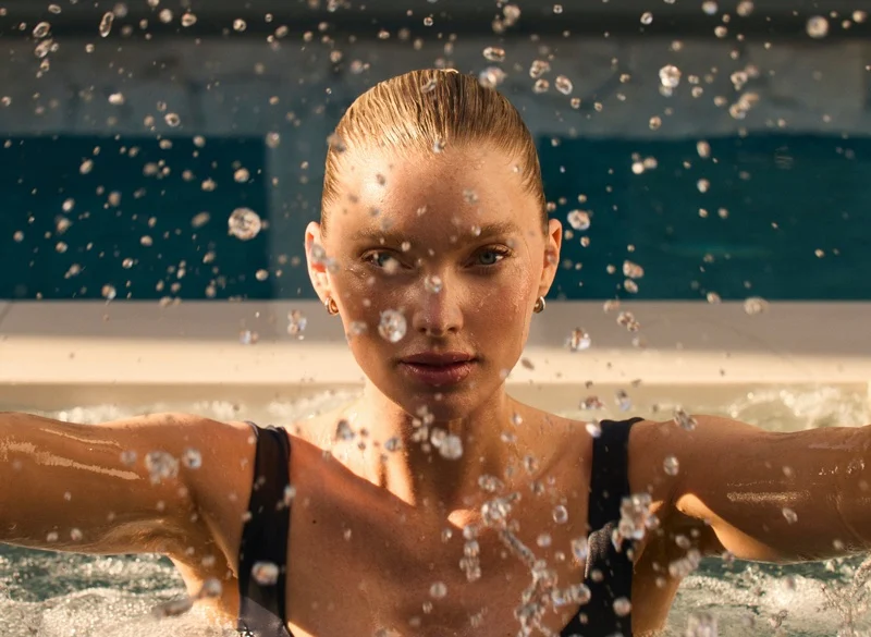 Model Elsa Hosk shows off Sunsolve MD’s new line