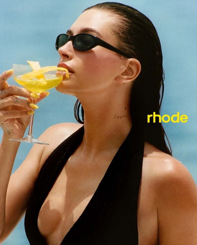 Hailey Bieber Unveils Rhode Lemontini Gloss Ahead of Summer