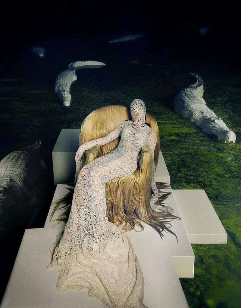 Vogue Portugal Animal Instinct cover featuring Alysha photographed by An Le