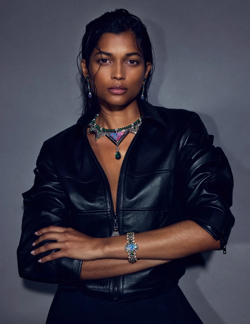 Shawna Blackburn Leather Trench High-Fashion Look