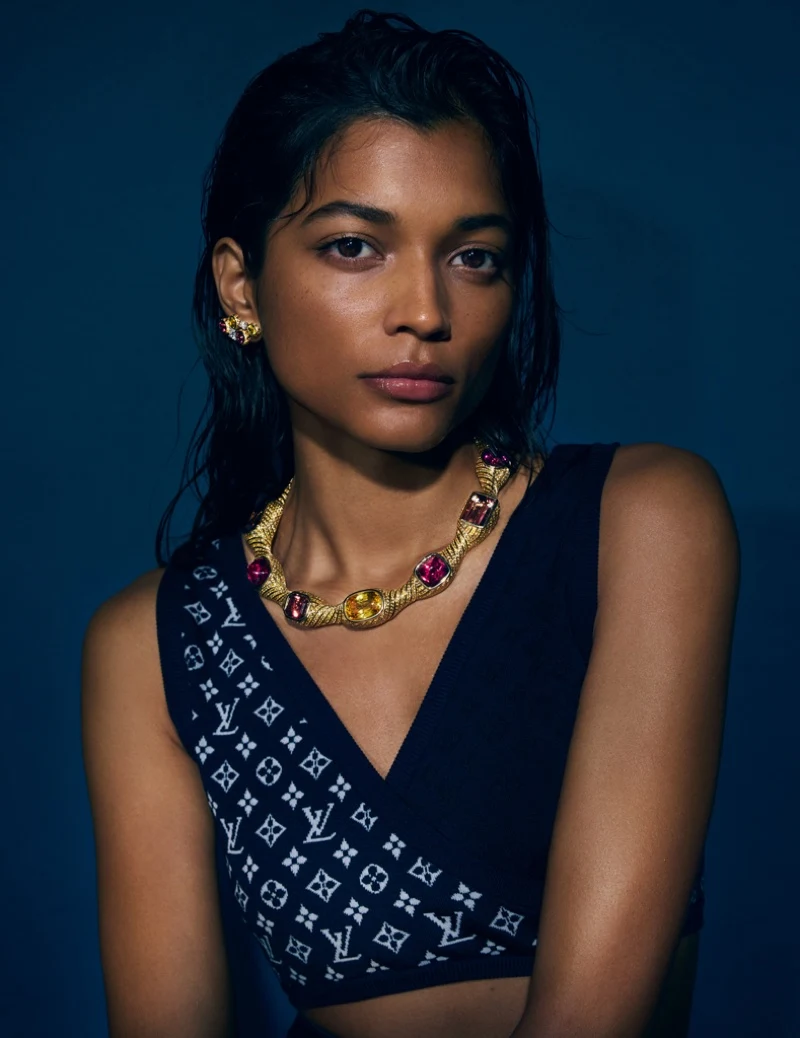 Shawna Blackburn Dazzles in Louis Vuitton for Hunger Magazine