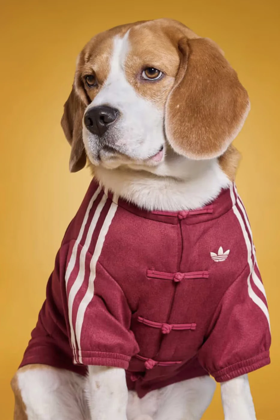 adidas Transforms Its Viral Chinese-Style Jacket into a Pet Collection