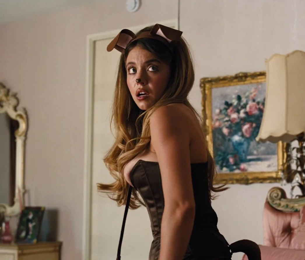 Sydney Sweeney as Cassie Howard wearing black lingerie in Euphoria season 3 trailer