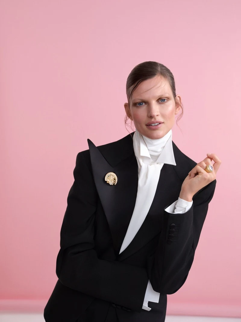 Bette Franke Delivers High-Glam Party Style in ELLE Germany 2025