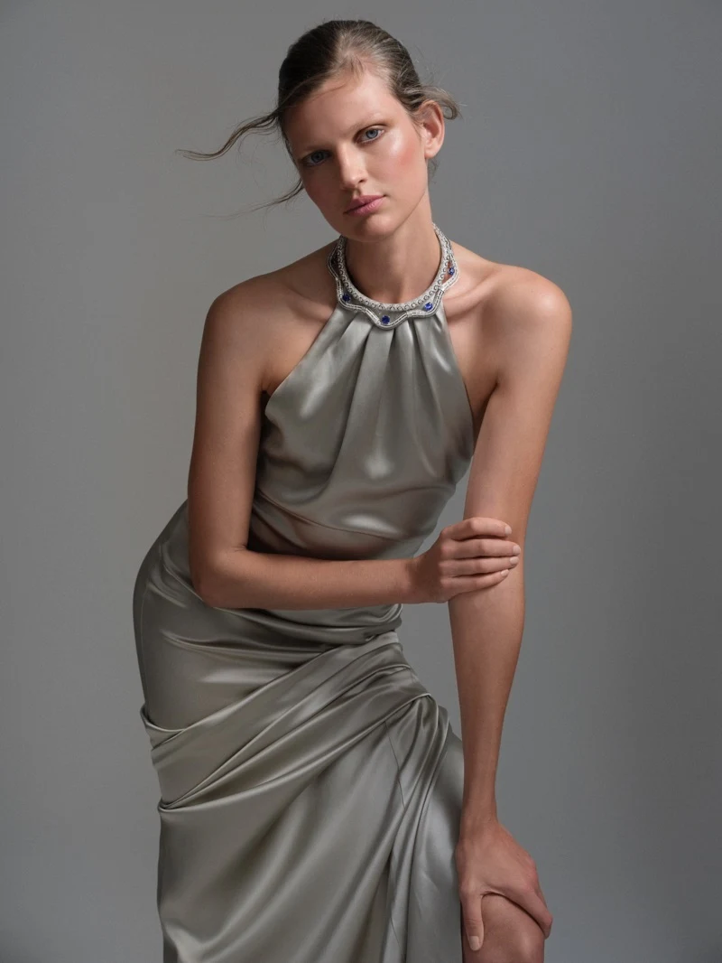 Bette Franke Delivers High-Glam Party Style in ELLE Germany 2025