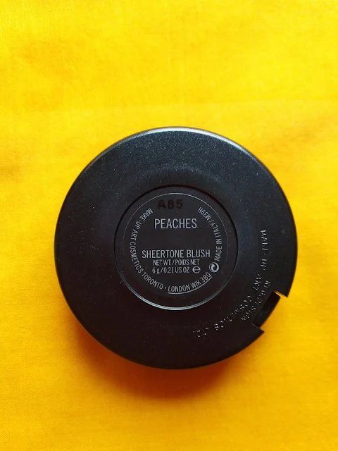 MAC Peaches Sheertone Blush Review & Swatches 