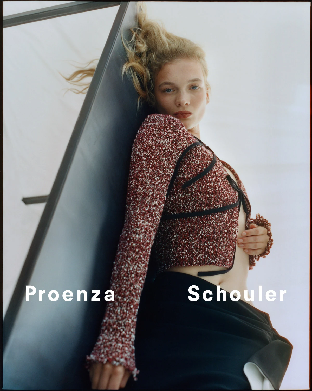 Caitlin Soetendal wearing Proenza Schouler Spring 2026 designed by Rachel Scott