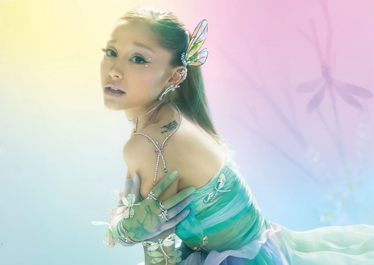 Ariana Grande Shines in Swarovski Dragonfly Jewelry Campaign 2026