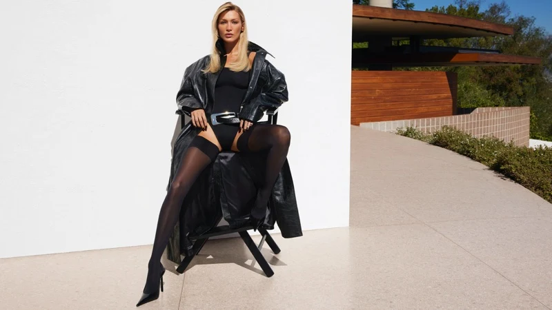 Bella Hadid REVOLVE Los Angeles campaign photoshoot