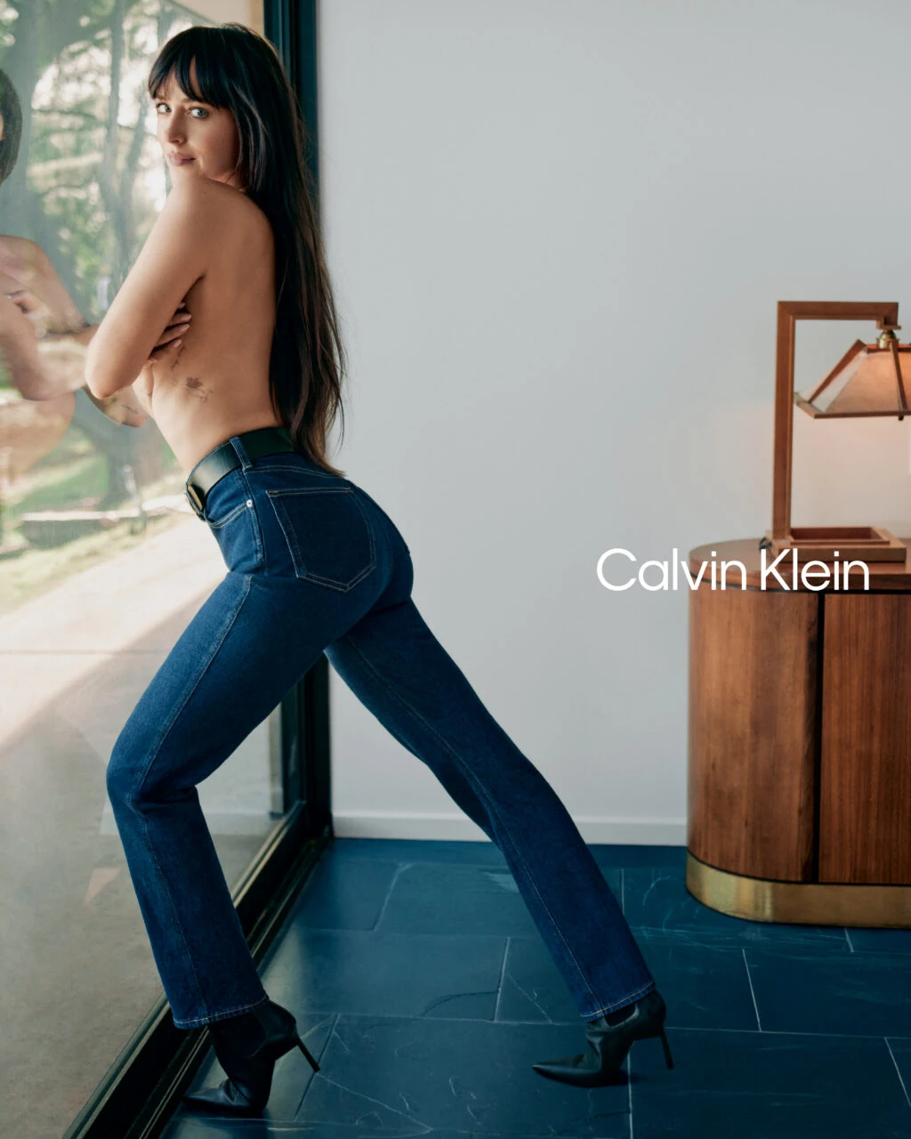 Dakota Johnson Calvin Klein jeans Spring 2026 photoshoot
