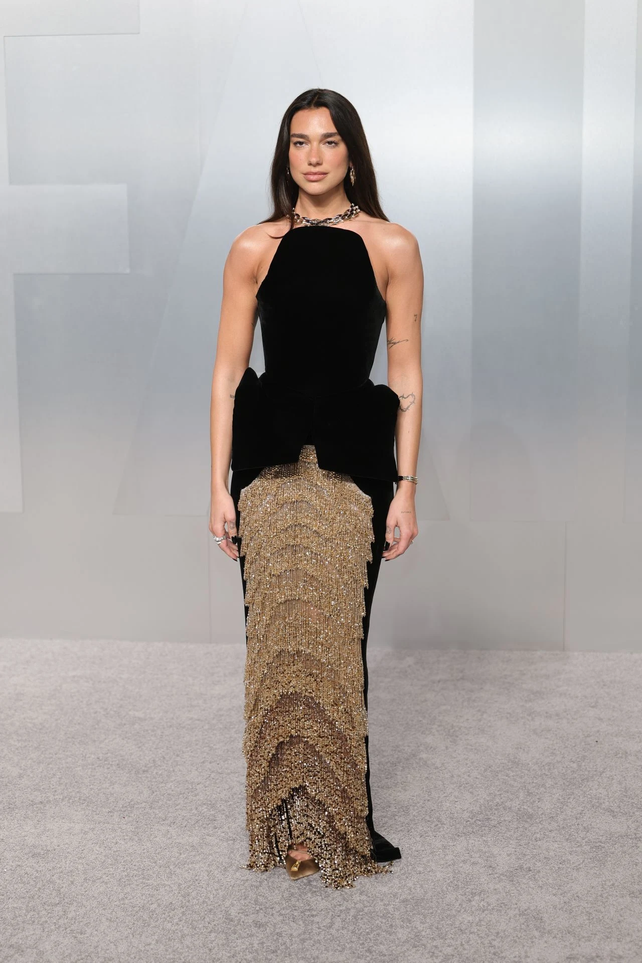 Dua Lipa Schiaparelli Spring 2026 couture Vanity Fair Oscars event