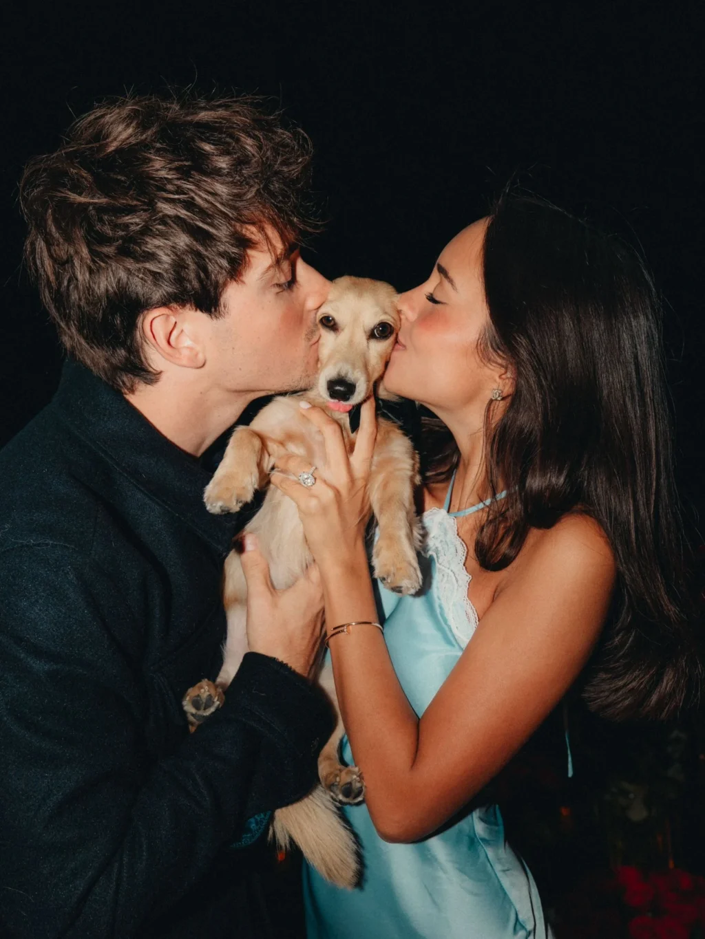 Charles Leclerc Gets Engaged to Alexandra Saint Mleux in Romantic Proposal with Dog Leo
