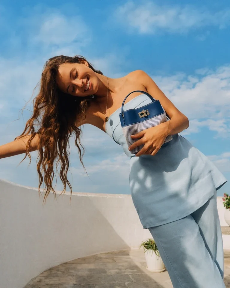 Furla Spring 2026 campaign Ostuni Italy sun soaked fashion