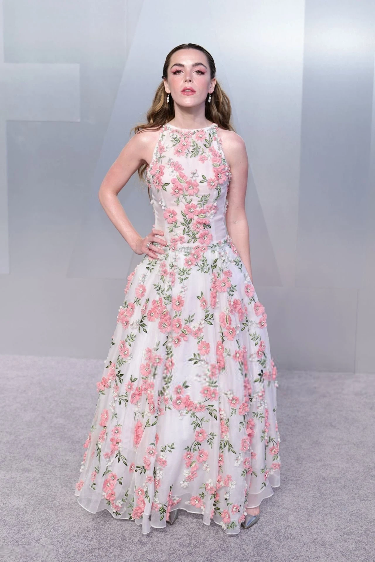 Kiernan Shipka floral Rodarte gown Vanity Fair Oscar Party 2026
