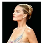 Margot Robbie on Velvet October 2025 cover in embellished gown