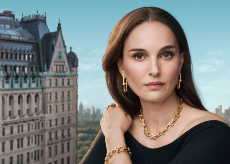 Natalie Portman HardWear by Tiffany diamond necklace campaign
