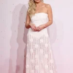 Sarah Michelle Gellar white strapless Bec and Bridge Amelie dress Rome premiere