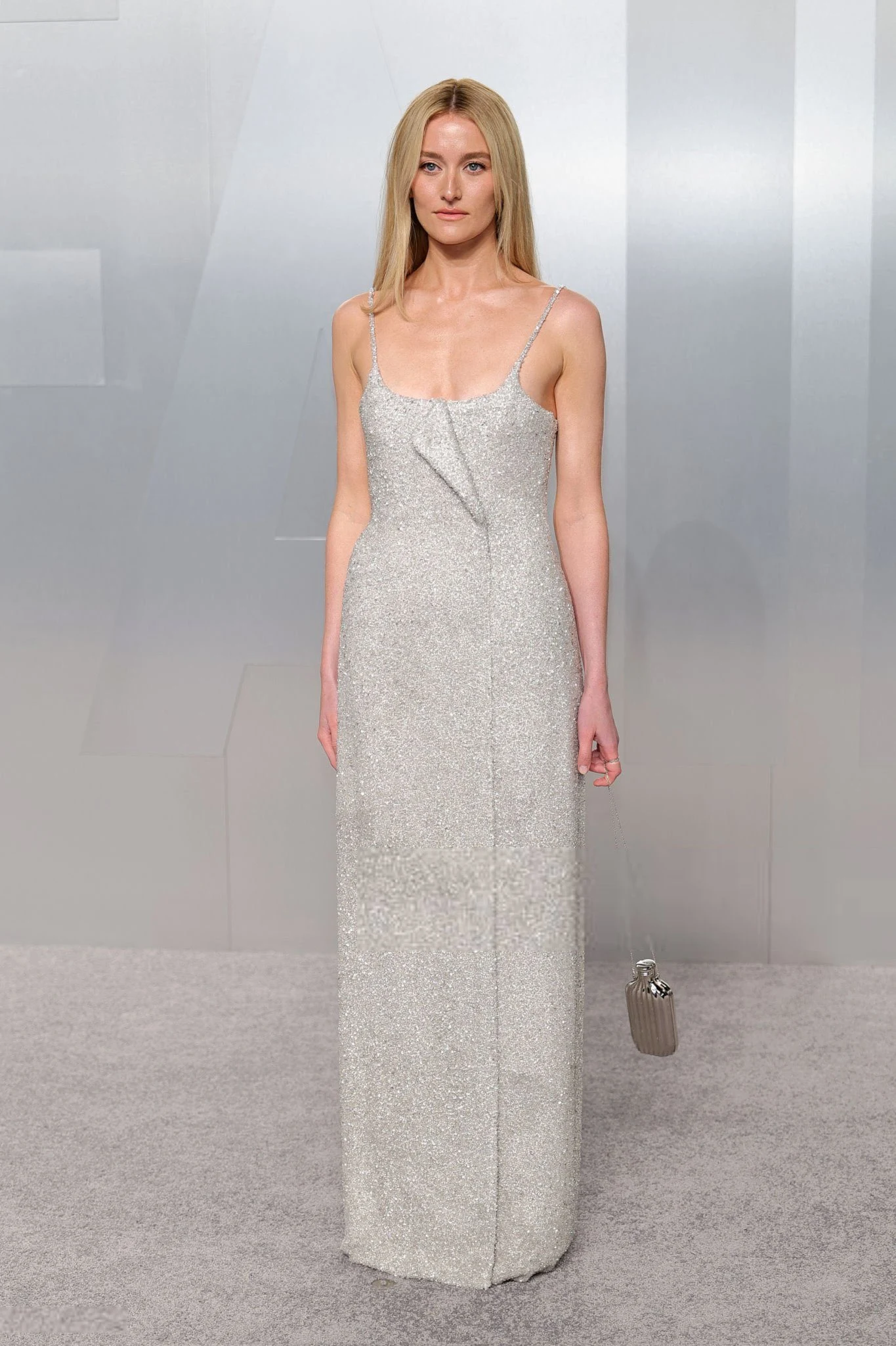 Sarah Pidgeon silver Calvin Klein gown Vanity Fair Oscar Party 2026